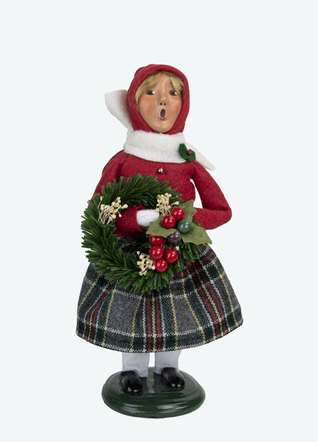 Byers Choice Carolers Christmas Walker Family Girl 1222G - The Primitive Pineapple Collection
