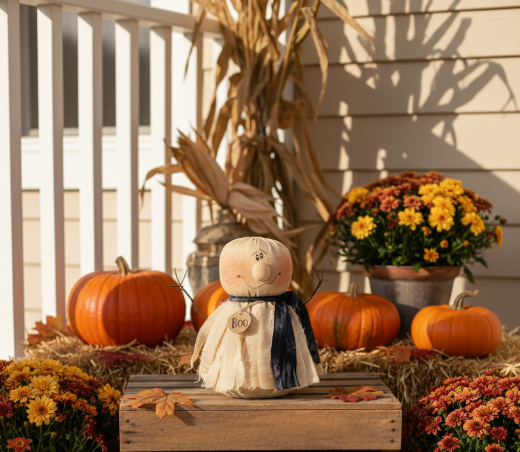 Honey and Me Halloween Boo the Groovy Ghost Doll F22112 - The Primitive Pineapple Collection