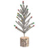 Primitive Christmas Retro Looking Snazzy Silver Tinsel Tree, 16" - The Primitive Pineapple Collection