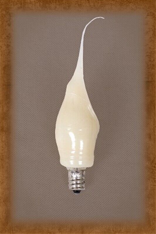 Primitive/Country Warm White Silicone Dipped Light Bulb - The Primitive Pineapple Collection