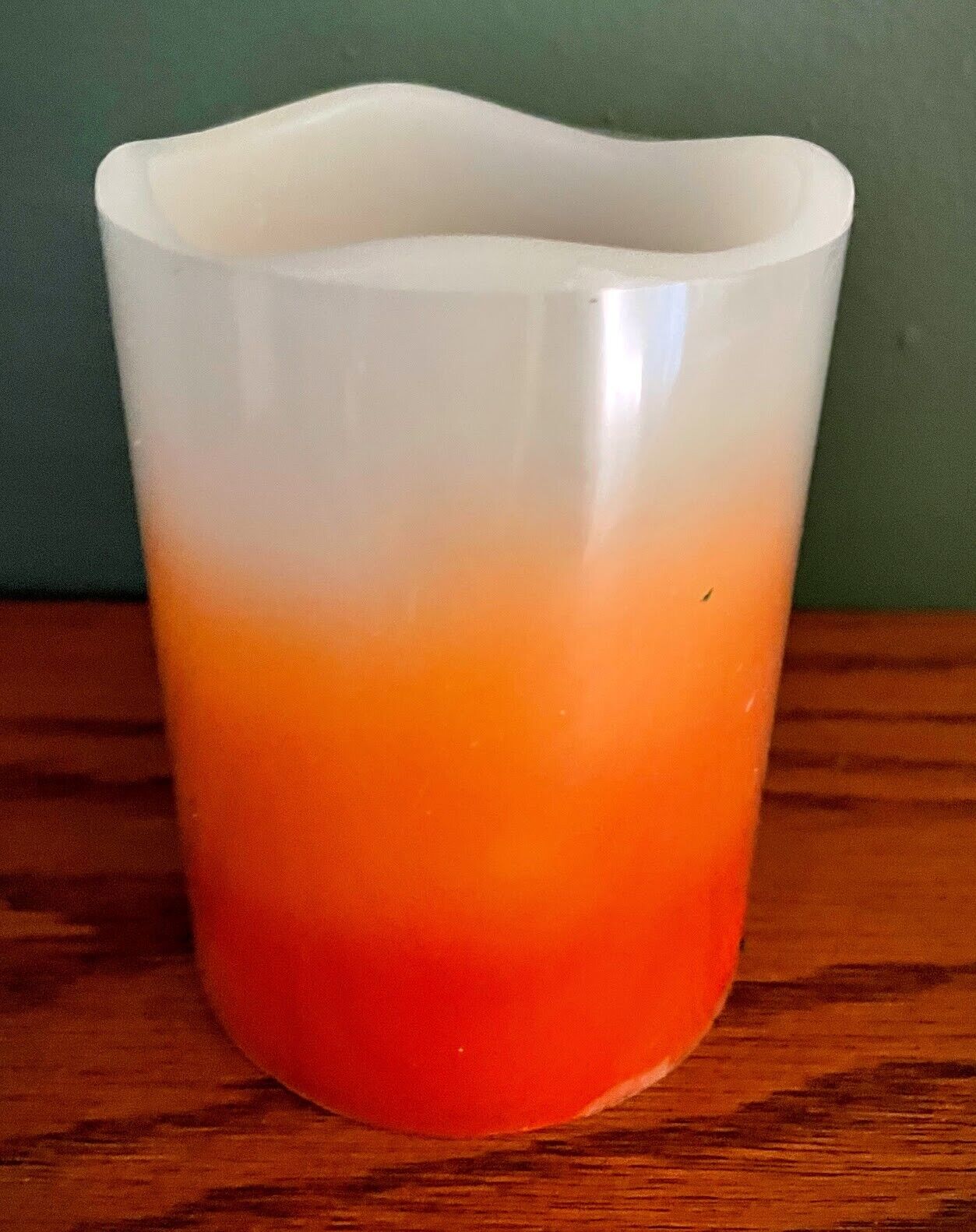 Primitive Fall/Halloween Timer 3" x 4" Candy Corn LED Candle Timer - The Primitive Pineapple Collection
