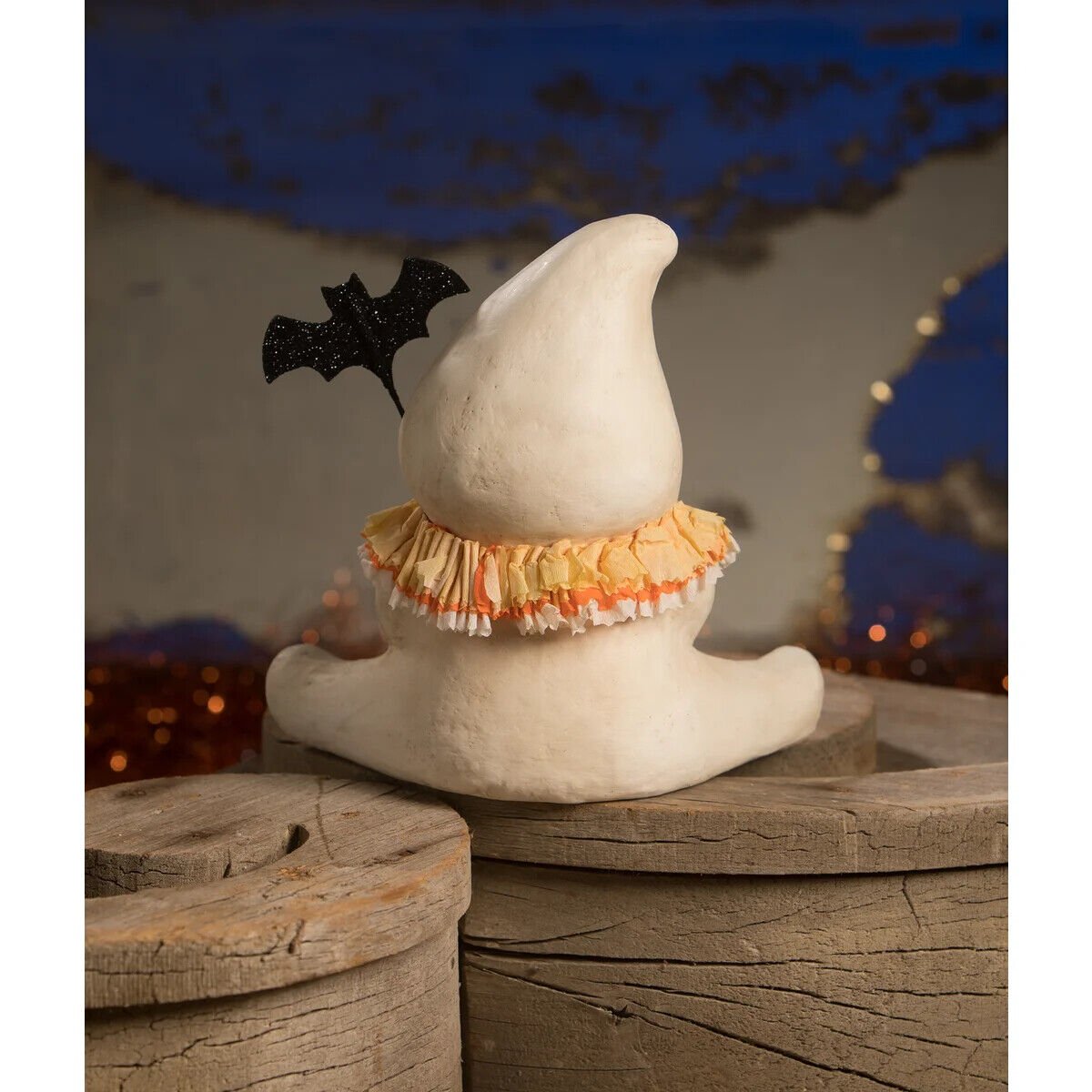 Bethany Lowe Halloween Candy Corn Collar Boo MA1067 Michelle Allen - The Primitive Pineapple Collection