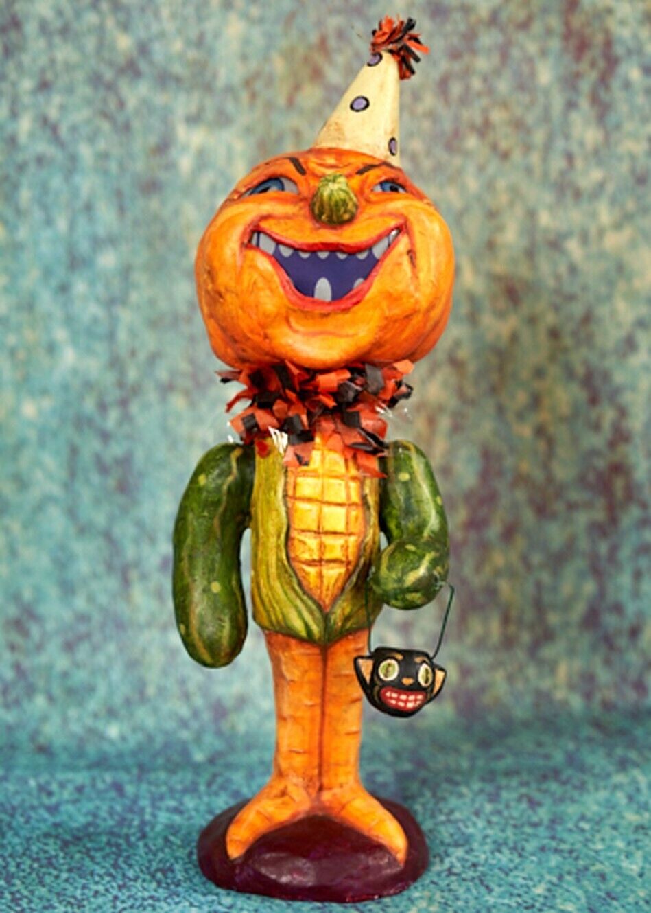 ESC and Company Light Up Trick or Treat Sweet Corn Chuck McClenning Halloween - The Primitive Pineapple Collection