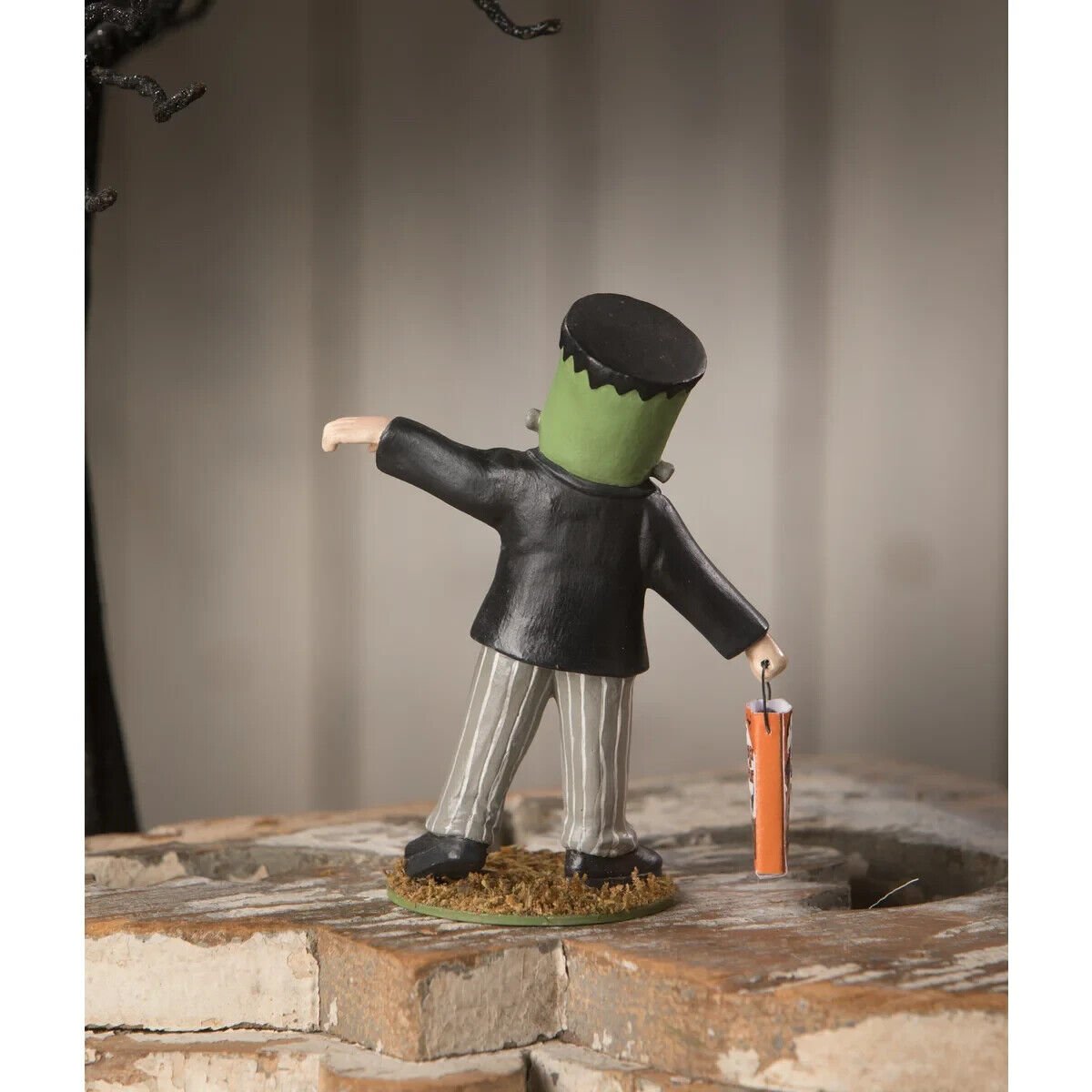 Bethany Lowe Halloween Frankenstein Larry Figurine Trick or Treater TD1205 - The Primitive Pineapple Collection