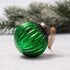 Christmas Handmade 2" Medium Ribbed Glass Christmas Ball Ornaments - The Primitive Pineapple Collection