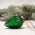 Christmas Handmade 2" Medium Ribbed Glass Pinecone Christmas Bauble Ornaments - The Primitive Pineapple Collection