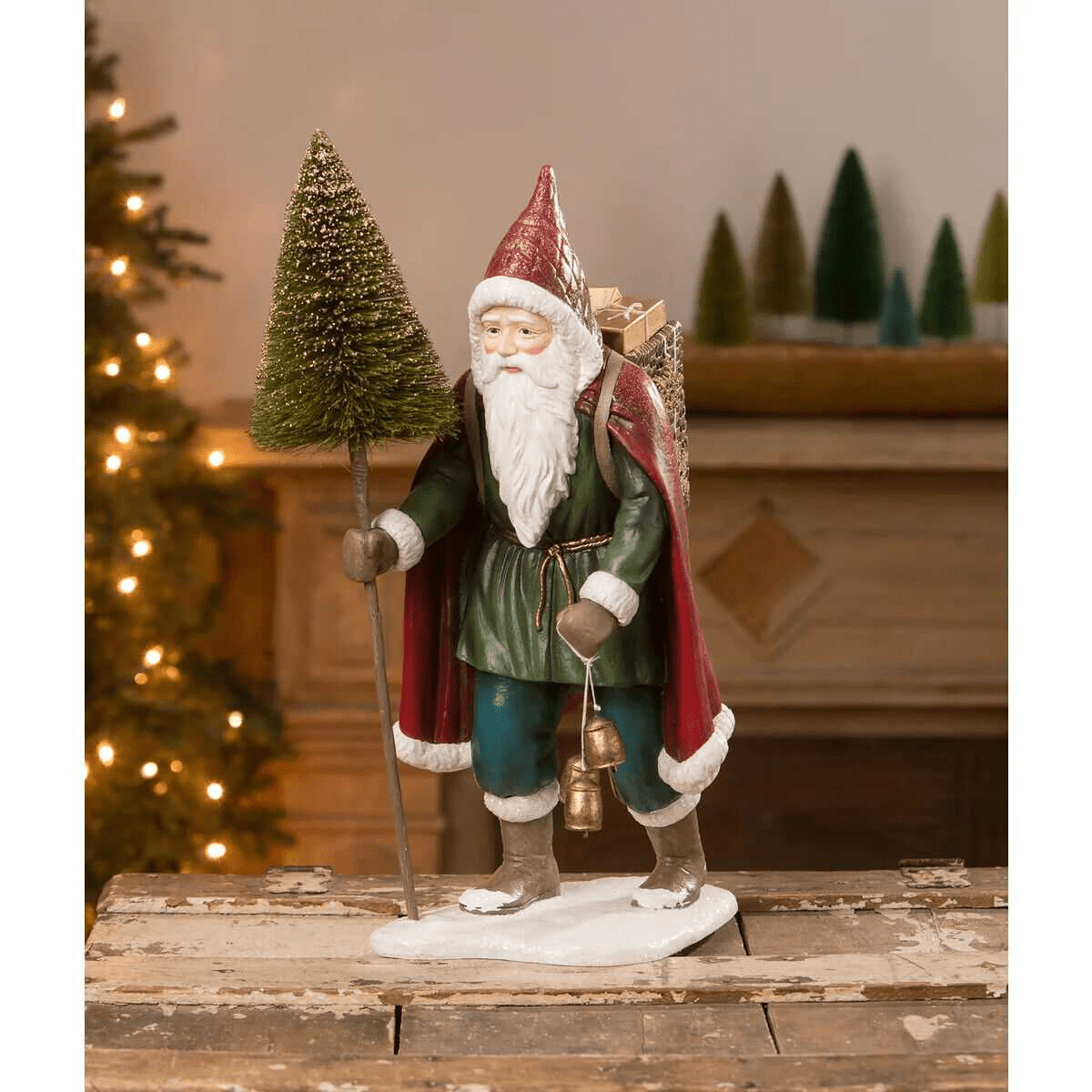 Bethany Lowe Christmas 19" Jewel-Tide Father Christmas Santa TD1146 g - The Primitive Pineapple Collection