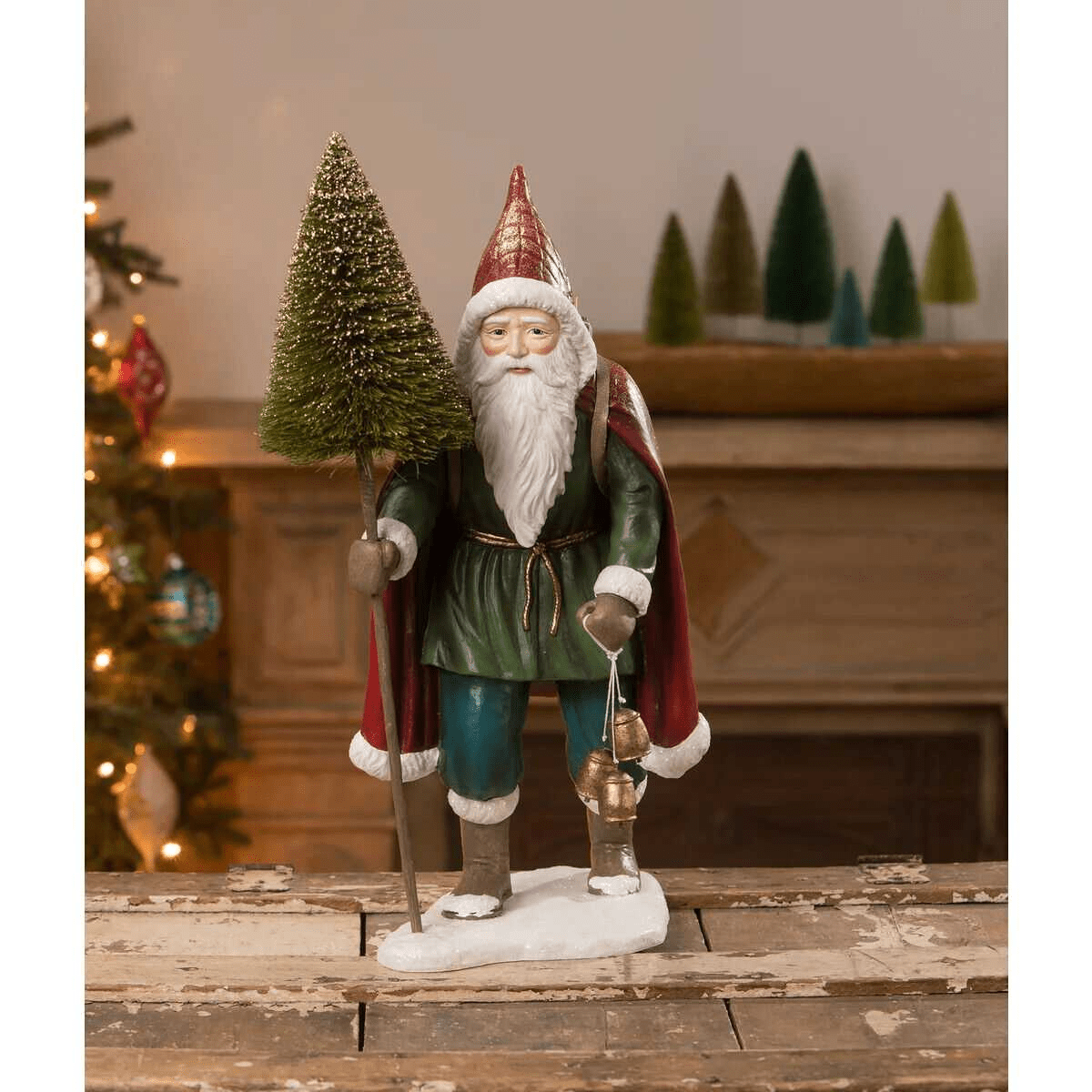 Bethany Lowe Christmas 19" Jewel-Tide Father Christmas Santa TD1146 g - The Primitive Pineapple Collection