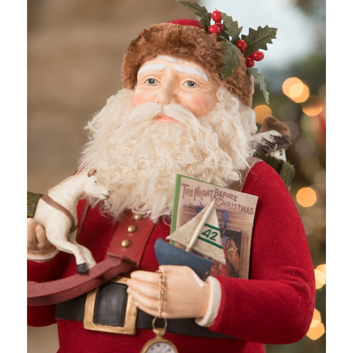 Bethany Lowe North Pole Freight Nast Santa TD0032 - The Primitive Pineapple Collection