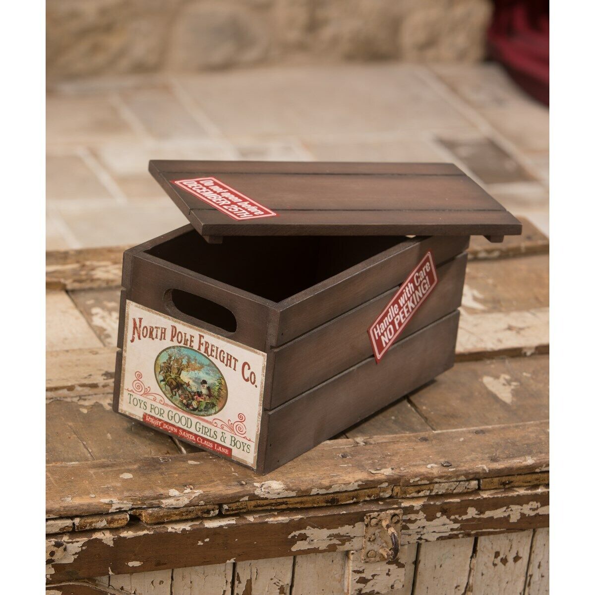 Bethany Lowe North Pole Freight Nast Santa TD0032 - The Primitive Pineapple Collection