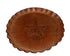 Primitive Farmhouse Rustic Tin Candle Plate with Star and Ruffled Rim 7.5" - The Primitive Pineapple Collection