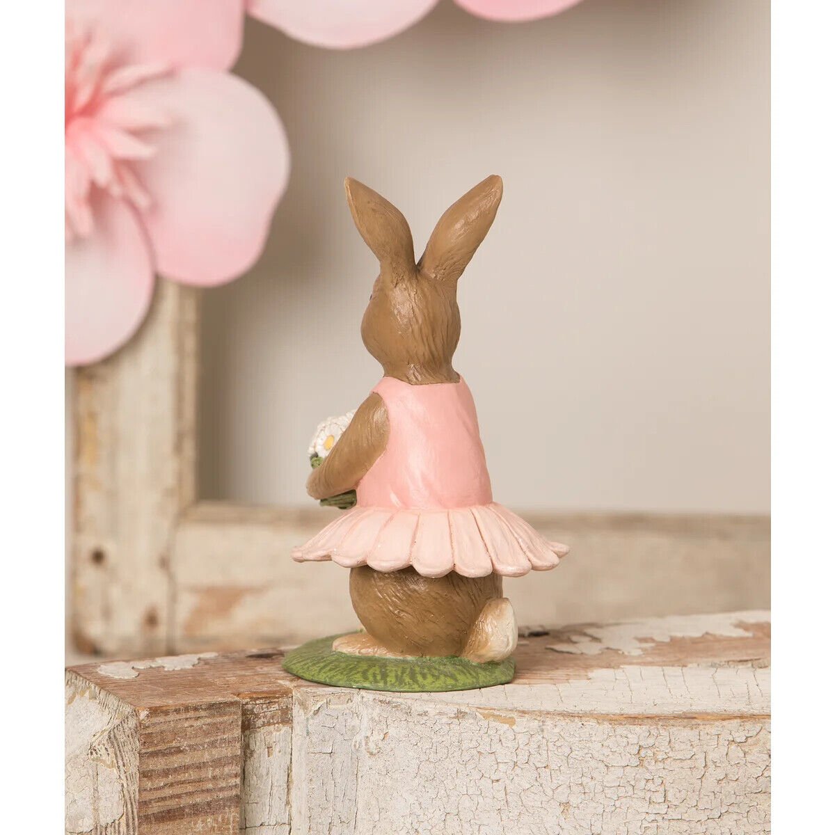 Bethany Lowe Easter Spring Daisy Bunny TD1132 Retired - The Primitive Pineapple Collection