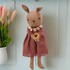 Primitive Spring Easter Bunny Bloom Doll w/ Flower 12" - The Primitive Pineapple Collection