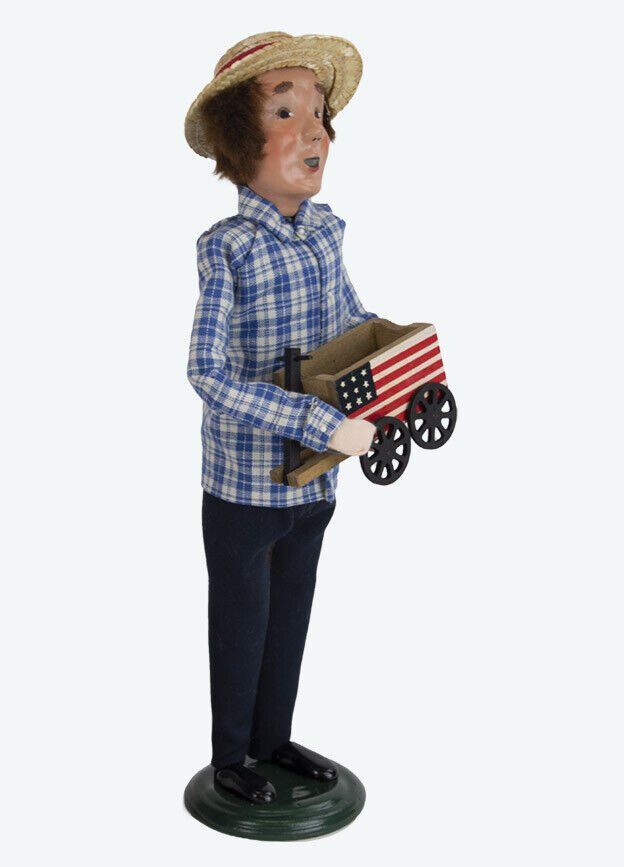 Byers Choice Carolers American Flag Patriotic Man 2023 New - The Primitive Pineapple Collection