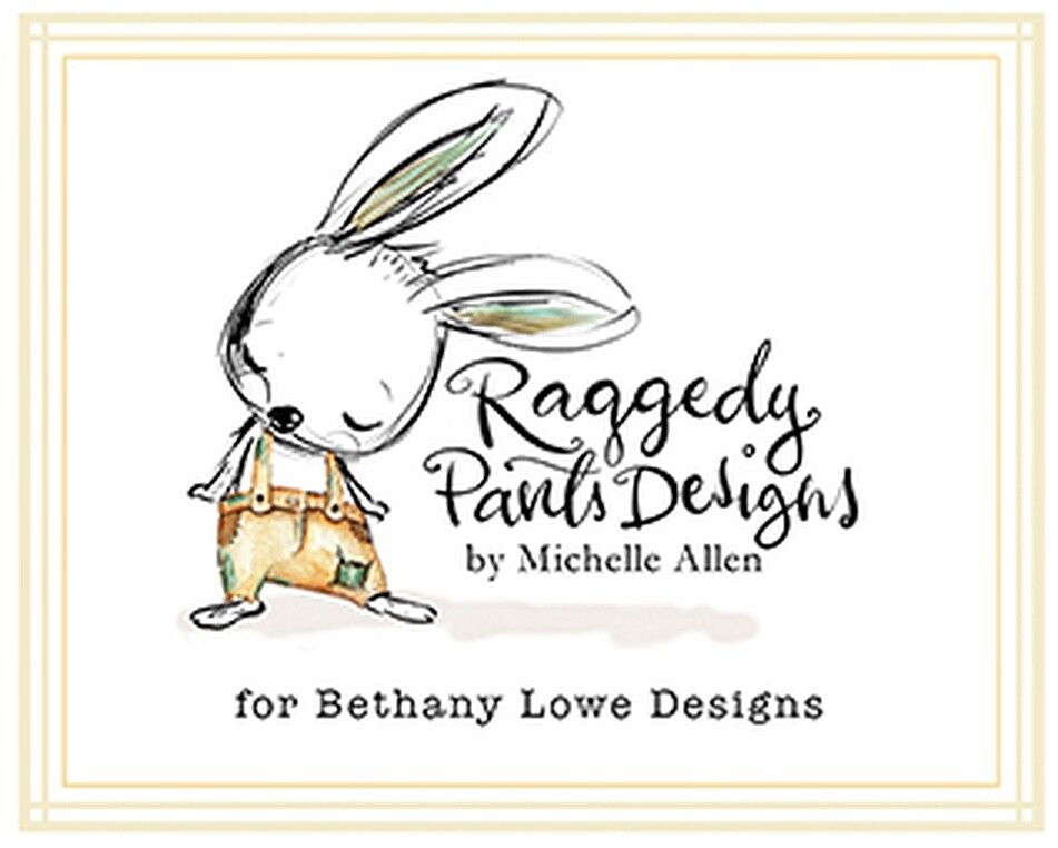 Bethany Lowe Spring Easter Party Bunny Michelle Allen MA1062 - The Primitive Pineapple Collection