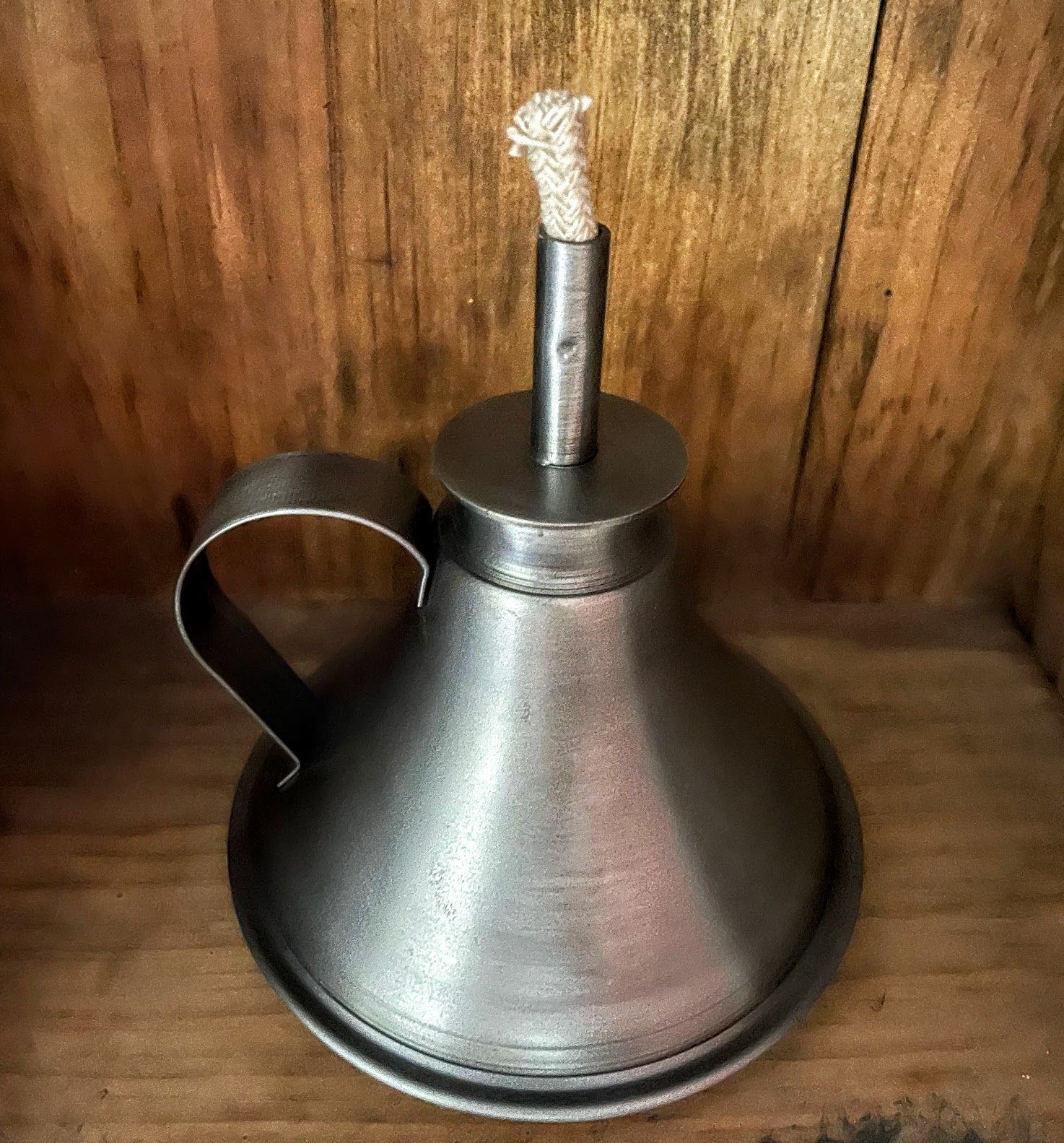 Primitive Colonial Working Oil Lamp Wick Included - The Primitive Pineapple Collection