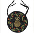 Primitive Farmhouse Pineapple Folk Art Hooked Chair Pad 14.5" - The Primitive Pineapple Collection