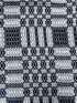 Primitive Westbury Weave Navy and Cream Color 34" Square Table Topper - The Primitive Pineapple Collection