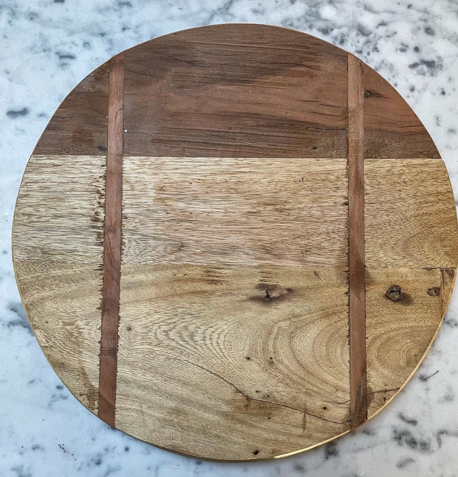 Primitive Farmhouse Reclaimed Wood 14" Charger Plate Riser Display Reproduction - The Primitive Pineapple Collection