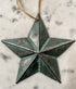 Primitive Farmhouse 6" Hanging Copper Tin Star Ornament Patina Rustic - The Primitive Pineapple Collection