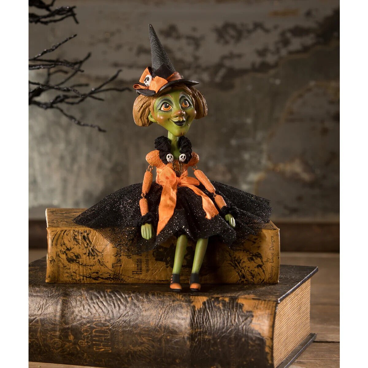 Bethany Lowe Halloween 2023 Penelope Witch Doll LA2052 - The Primitive Pineapple Collection