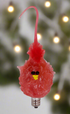 Primitive Hand-dipped Red Cardinal Silicone Bulb Reusable - The Primitive Pineapple Collection