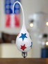 Primitive Patriotic Americana Hand-dipped Stars Silicone Bulb Reusable - The Primitive Pineapple Collection