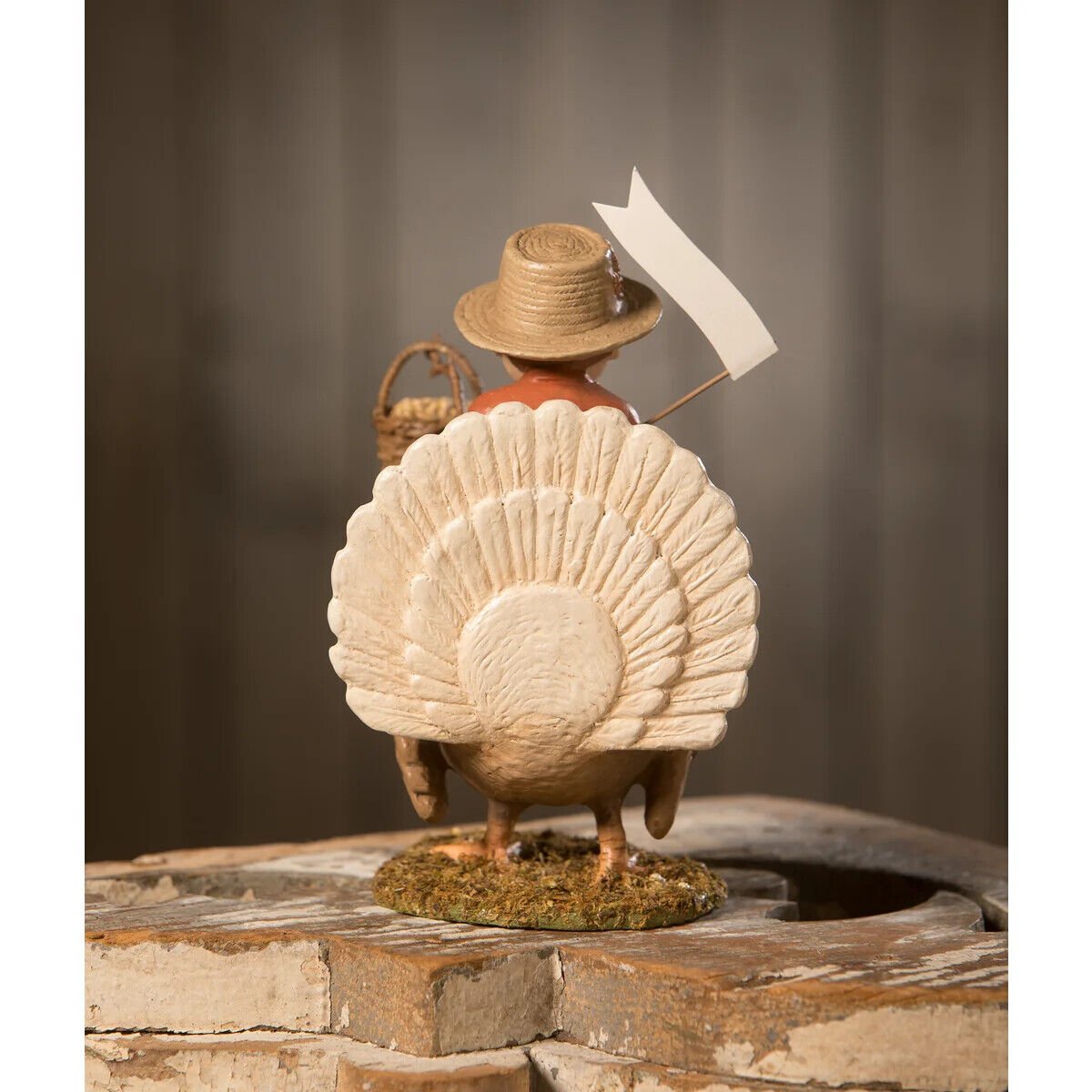 Bethany Lowe Fall New Thanksgiving Turkey Trot Tucker TD2230 - The Primitive Pineapple Collection