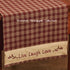 Primitive Sturbridge Live,Laugh Love Wine 36" Table Runner Pip Berries - The Primitive Pineapple Collection
