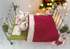 Primitive Farmhouse Christmas Felted Mice in Bed waiting on Santa Handcrafted - The Primitive Pineapple Collection