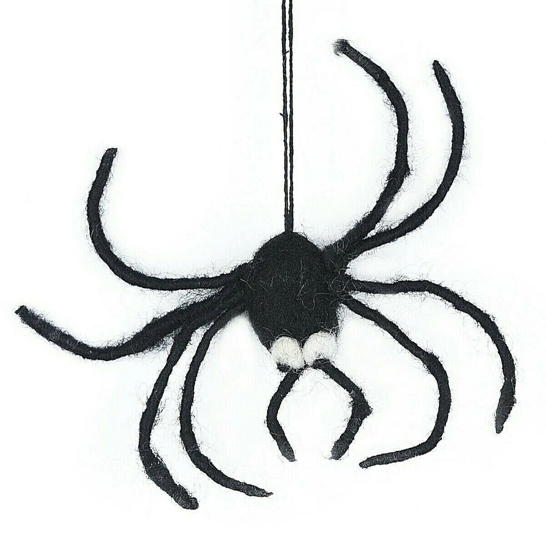 Primitive Folk Art Handmade Felted Wool Spider Ornaments - The Primitive Pineapple Collection