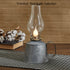 Primitive Reproduction Electric Oil Lamp with Glass Globe 11" - The Primitive Pineapple Collection