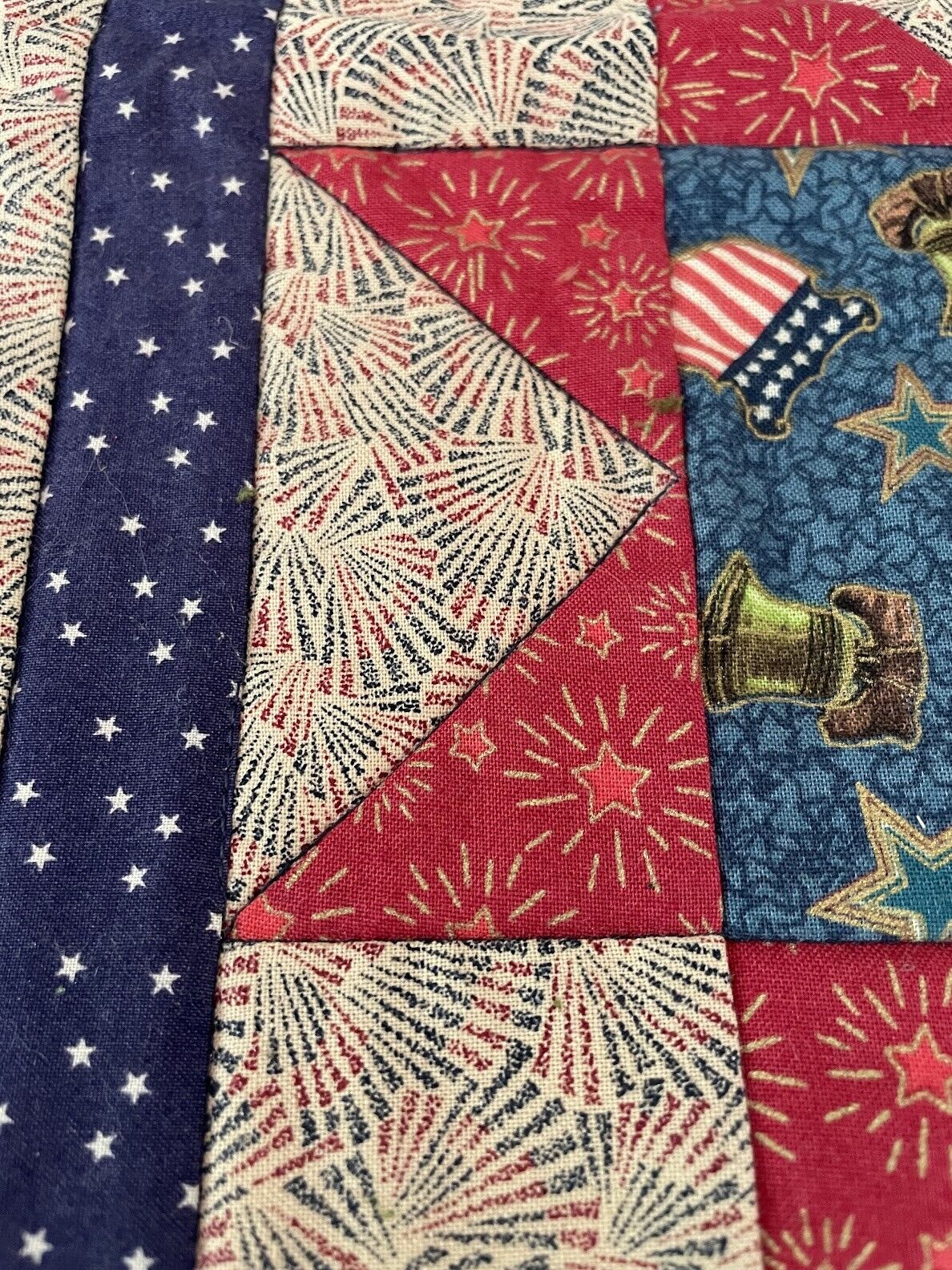 Primitive Folk Art Handcrafted Liberty Bell 38" x 15" Table Runner Farmhouse - The Primitive Pineapple Collection