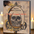 Primitive Retro Halloween Happy Halloween Skull Box Sign 10" - The Primitive Pineapple Collection