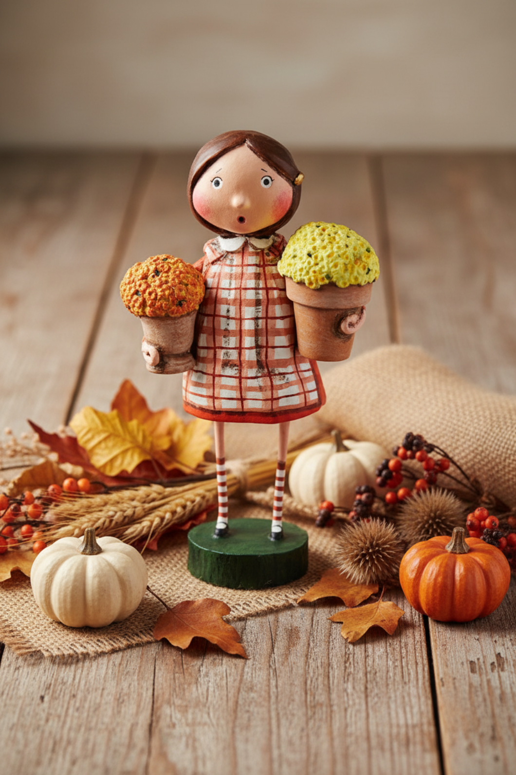 ESC Fall Halloween Mumsy Lori Mitchell 14473 - The Primitive Pineapple Collection
