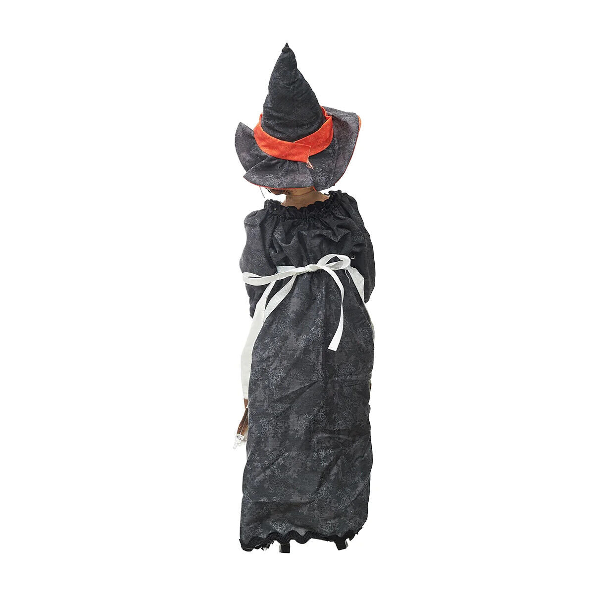 Folk Art Halloween Gathered Traditions 28" Sarah Witch Girl Doll w/ Black Cat - The Primitive Pineapple Collection