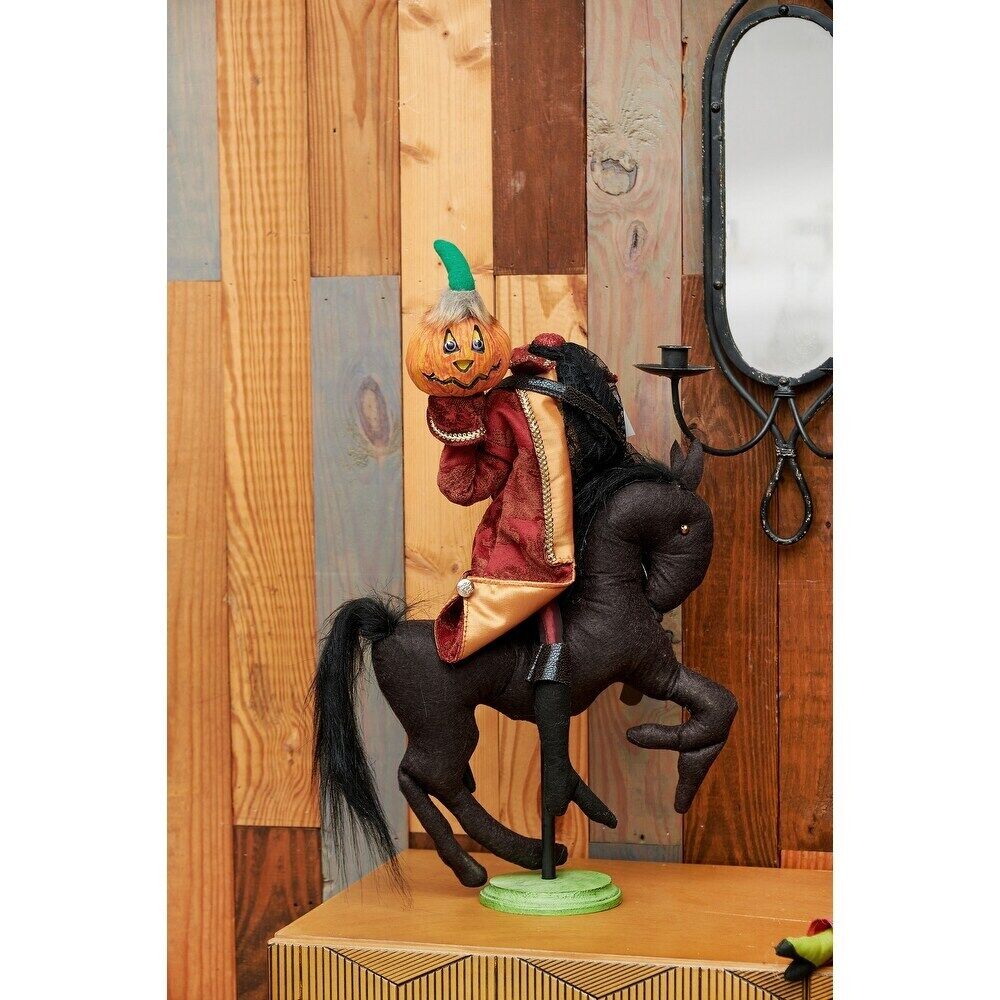 Halloween Gathered Traditions 21" Andre Headless Horseman Folk Art Doll - The Primitive Pineapple Collection