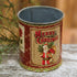 Vintage Santa Kris Kringle Tin Can 4" x 3.5" Perfect for Holiday Crafts - The Primitive Pineapple Collection