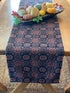 Primitive Farmhouse Gettysburg Pumpkin and Black 34" Table Square Halloween - The Primitive Pineapple Collection