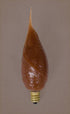 Primitive/Country Applesauce Scented Silicone Dipped FLICKER Light Bulb 3wt - The Primitive Pineapple Collection