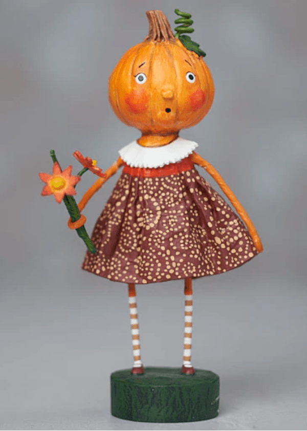 ESC and Company Halloween Pumpkin Spice Girl By Lori Mitchell 15522 - The Primitive Pineapple Collection