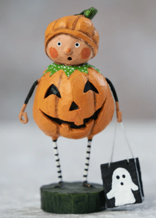 ESC and Company Halloween Punkin Pie Boy Trick or Treater By Lori Mitchell 15527 - The Primitive Pineapple Collection