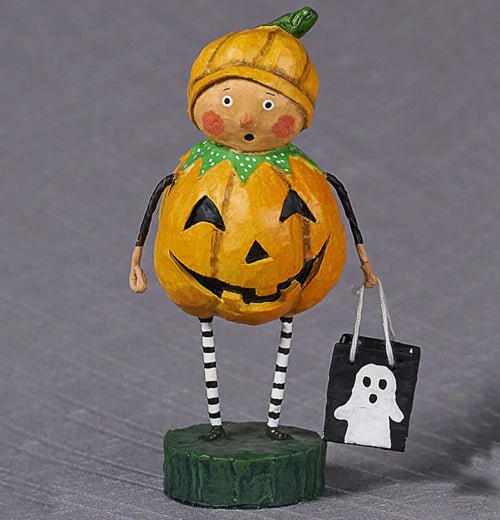 ESC and Company Halloween Punkin Pie Boy Trick or Treater By Lori Mitchell 15527 - The Primitive Pineapple Collection