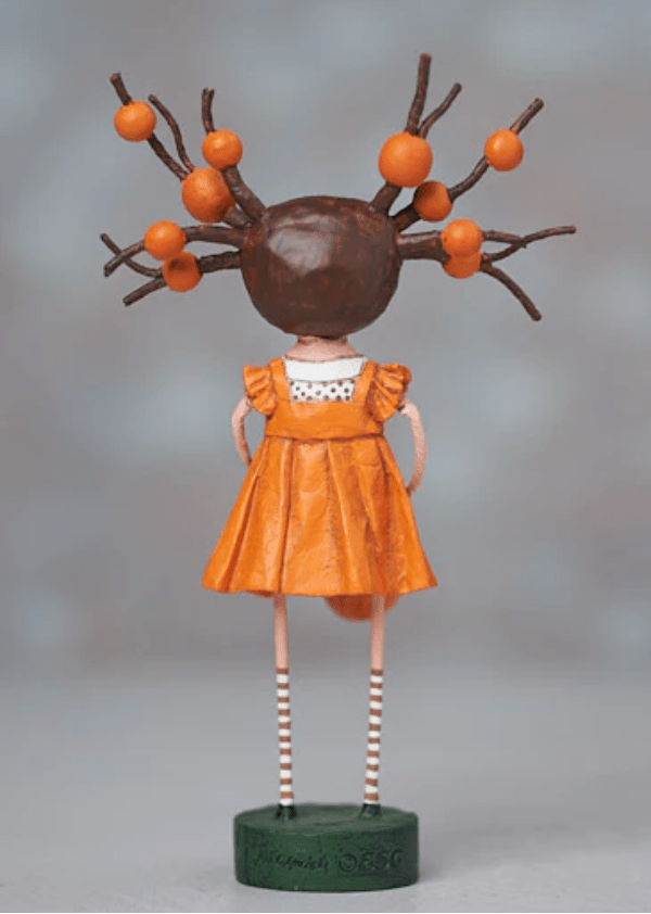 ESC and Company Halloween Twiggy Treat or Treat Girl By Lori Mitchell 15527 - The Primitive Pineapple Collection
