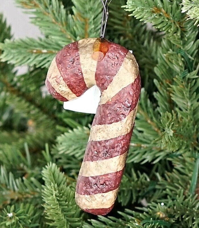 Primitive Christmas 4 pc Resin Country Cookie Ornaments 3.5" - The Primitive Pineapple Collection