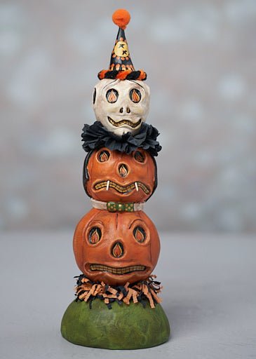 ESC and Company Halloween Jack O Lantern Totem 24221 Charles McClenning - The Primitive Pineapple Collection