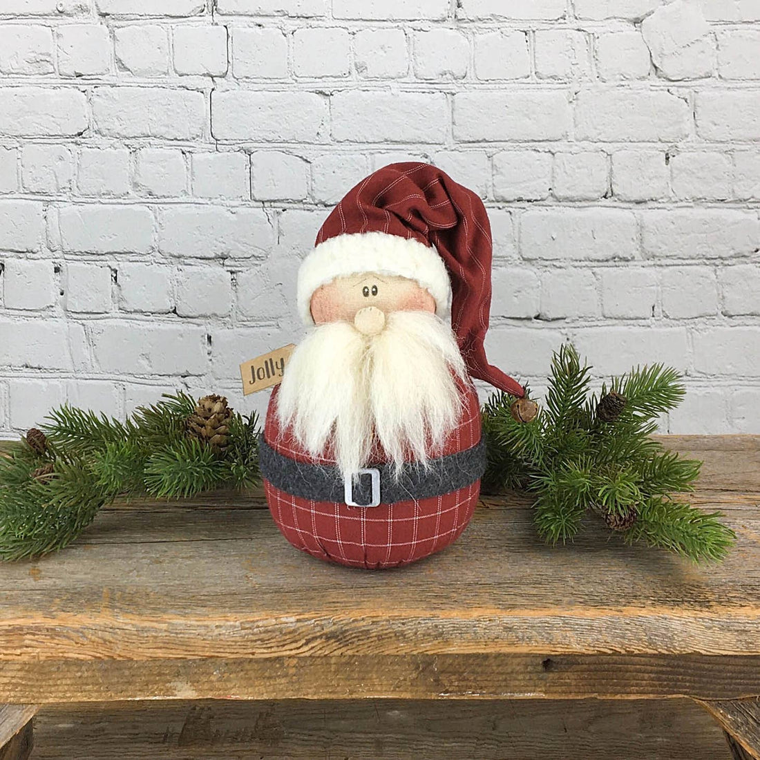 Honey and Me Christmas Jolly the Whimsy Santa Claus C20372 - The Primitive Pineapple Collection