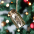 Primitive Country Silver Mercury Glass Mini Mason Jar Hanging Christmas Ornament - The Primitive Pineapple Collection