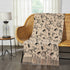 Primitive Fall Halloween Raven Harvest Throw 50x60 Pumpkin/Crow - The Primitive Pineapple Collection