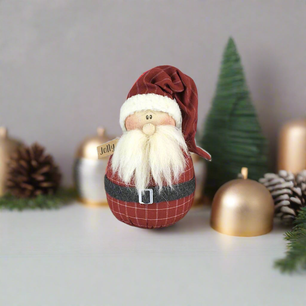 Honey and Me Christmas Jolly the Whimsy Santa Claus C20372 - The Primitive Pineapple Collection